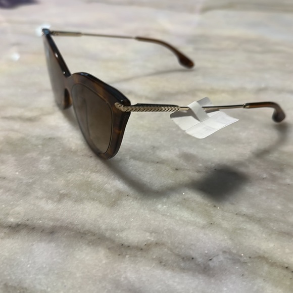 Women’s Brown and Gold Victoria Beckham Sunglasses